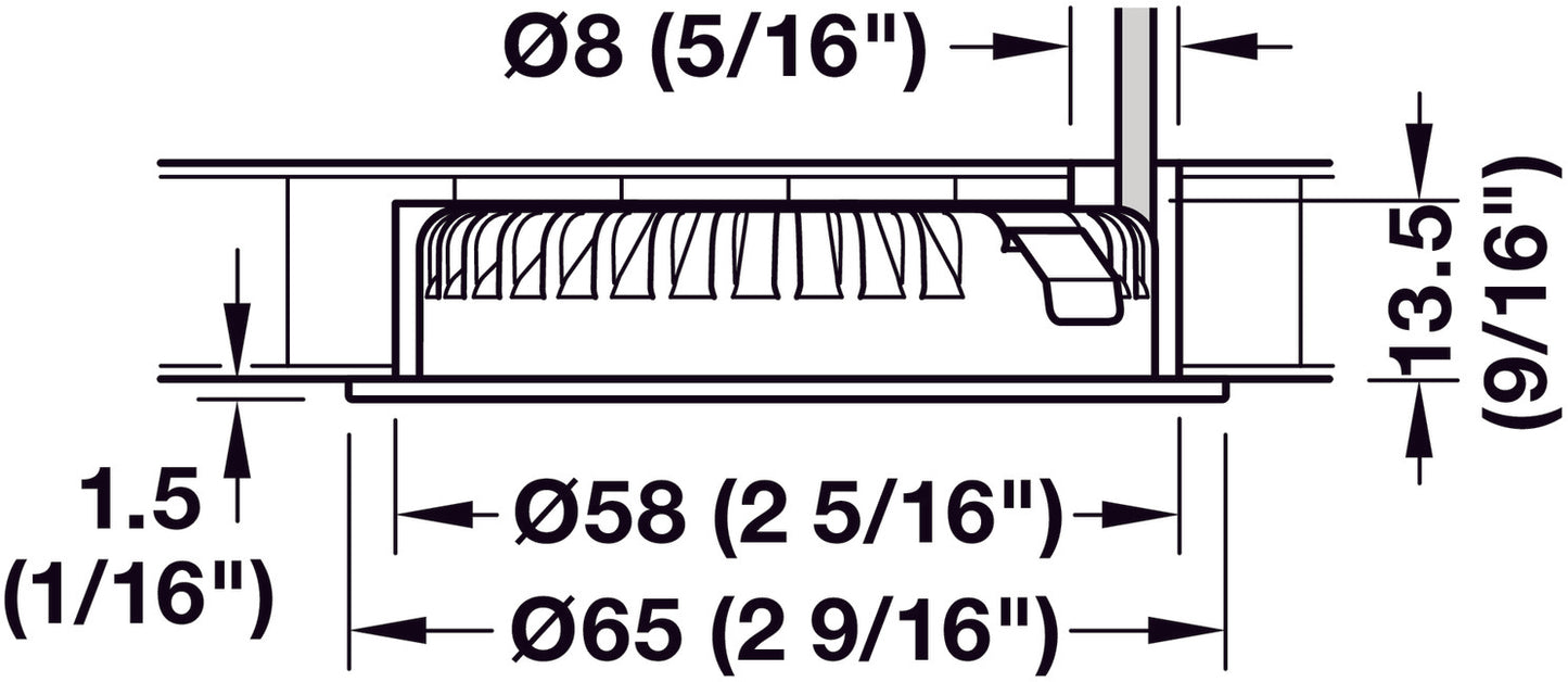 Hafele Loox5 2094 Modular 12V Round LED Puck Light