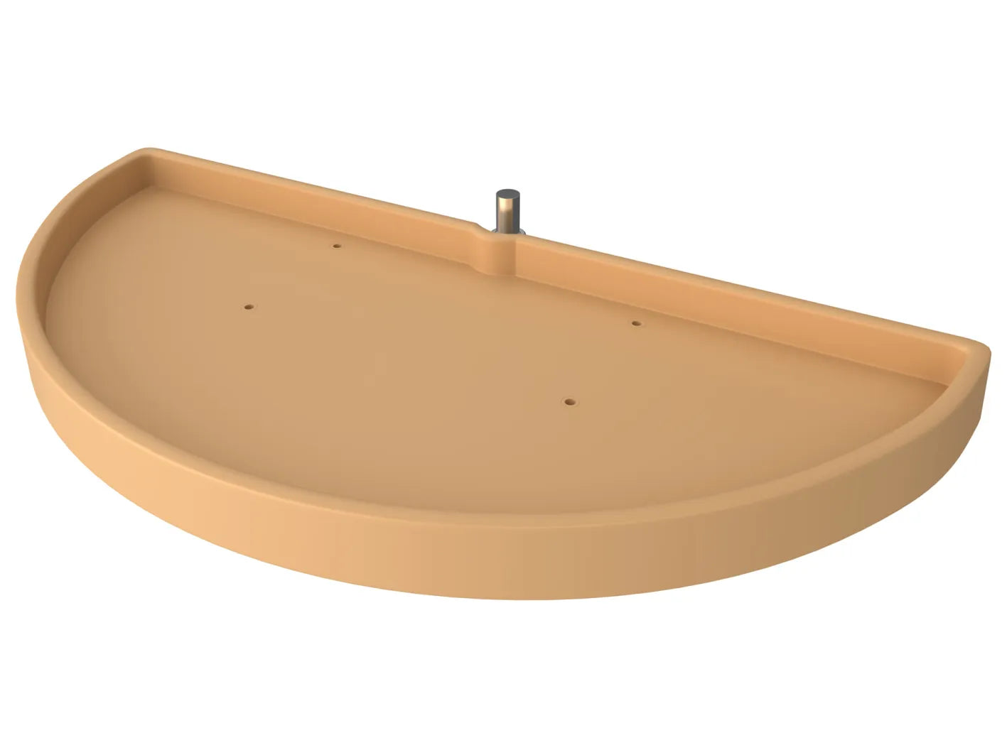 Rev-A-Shelf 6881 Series Polymer Half-Moon Lazy Susan w/ Pivot and Slide