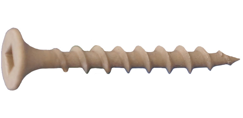 Daggerz Dagger-Deck™ Square Bugle Head Deck Screws | ACQ Ultra-Guard Tan