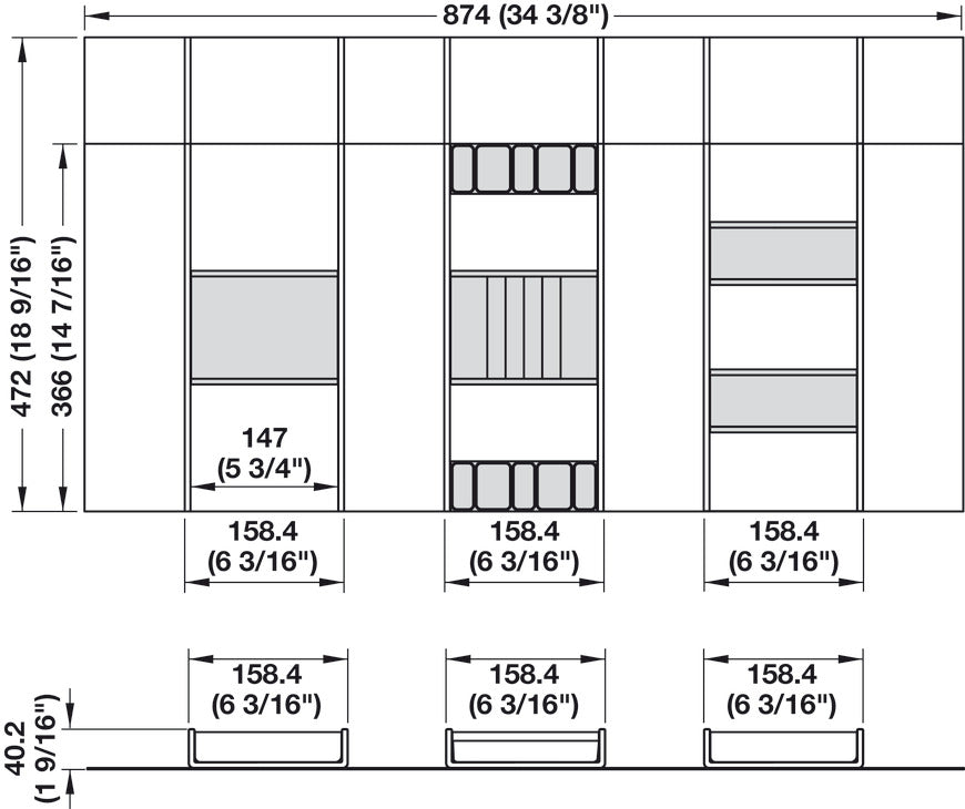 TAG Contour Jewelry Organizer, Drawer Organization System