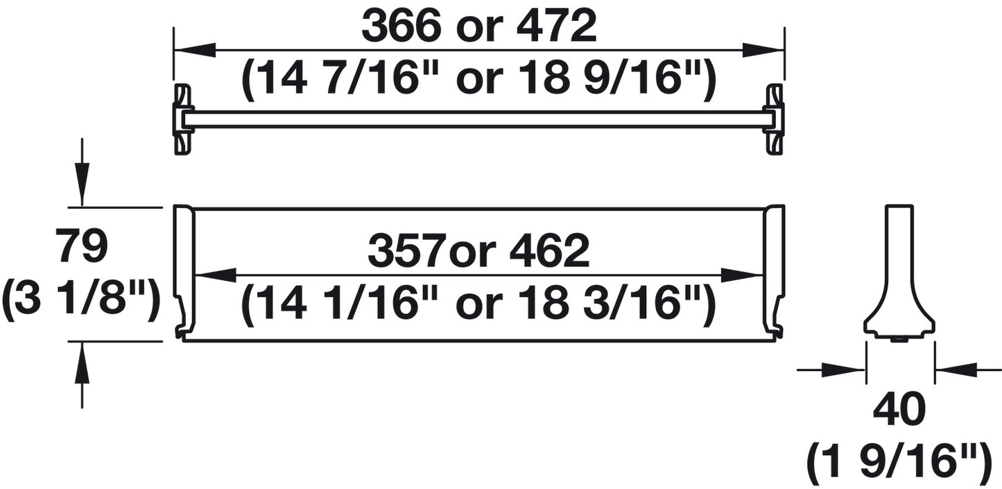 TAG Contour 3" Divider, Drawer Organization System