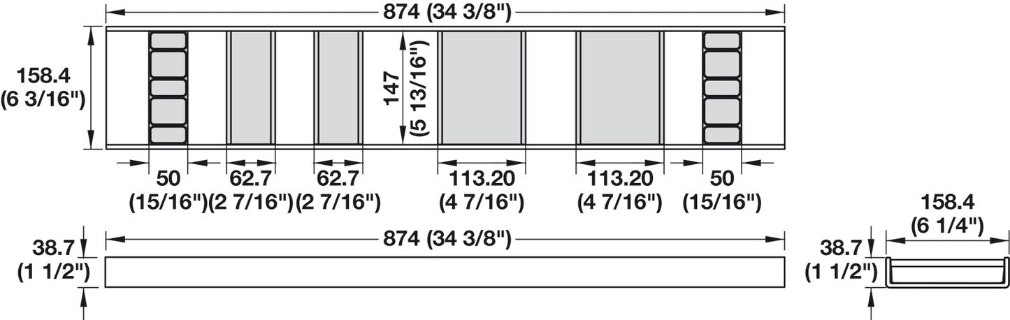 TAG Contour Top Tray, Drawer Organization System