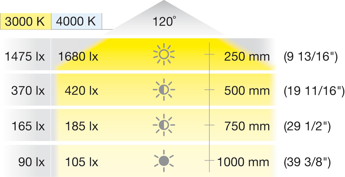 Hafele Loox5 1302 COB Complete LED Strip Light, Monochrome, High Intensity, 24V