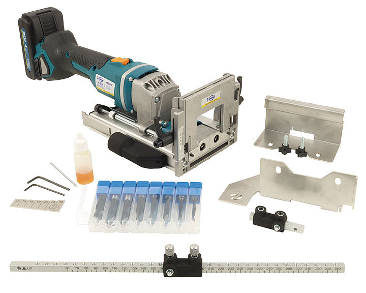 Virutex ABB400 Cordless Dowelling Jointer TWOO with 2 Batteries and Charger