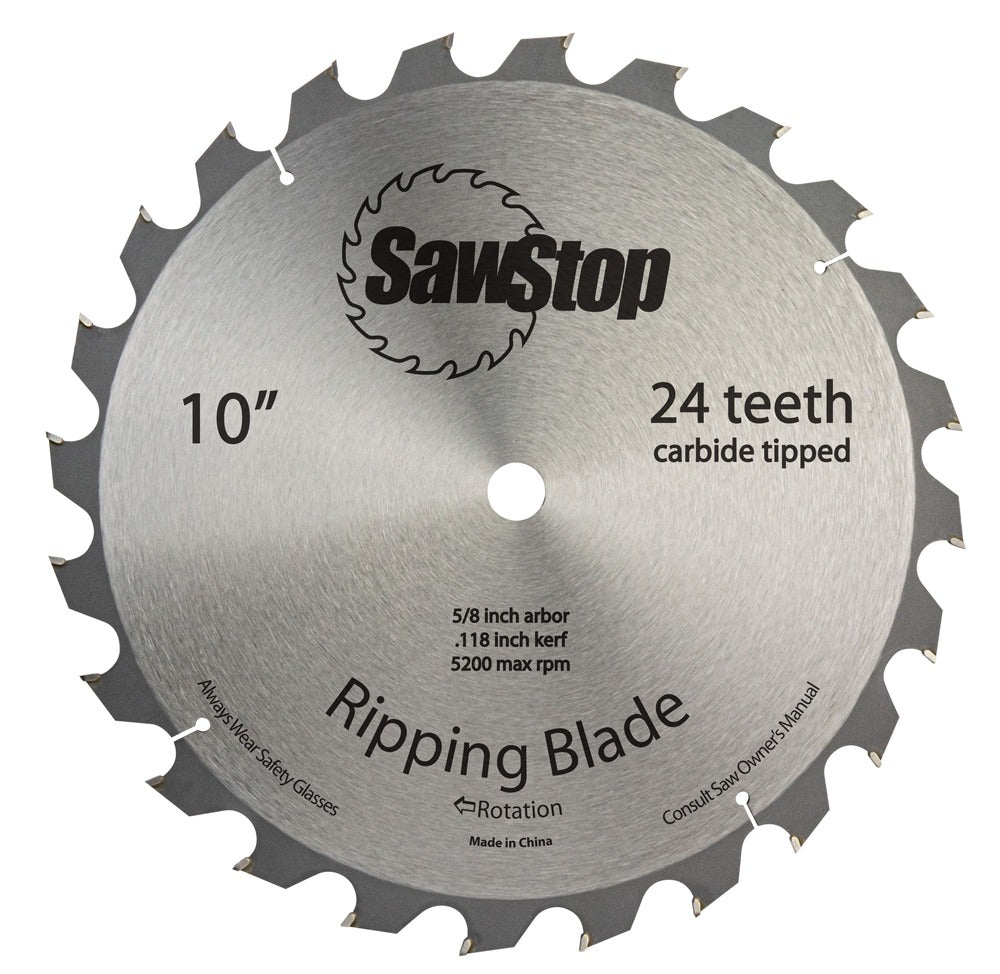 Sawstop 24-Tooth Ripping Table Saw Blade