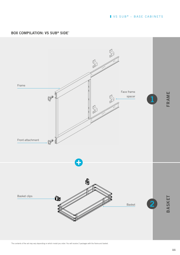 Vauth Sagel SUB® Side Planero® Base Pull Out