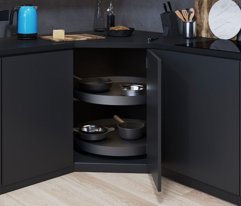 Vauth Sagel COR® Wheel Pro Planero® Fullround Lazy Susan, Premium 2-Shelf Set