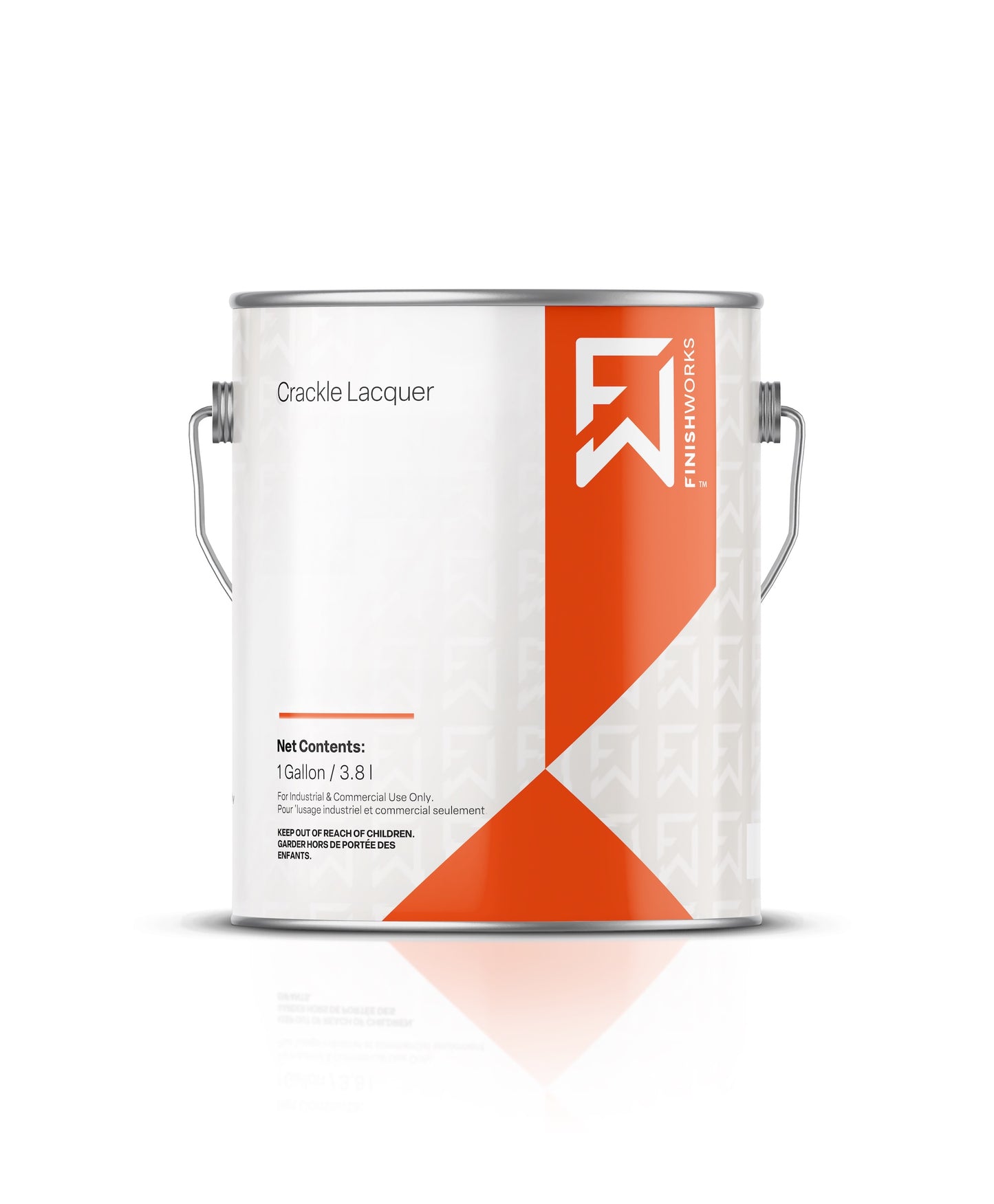 Finishworks Crackle Lacquer Top Coat, Clear Gallon