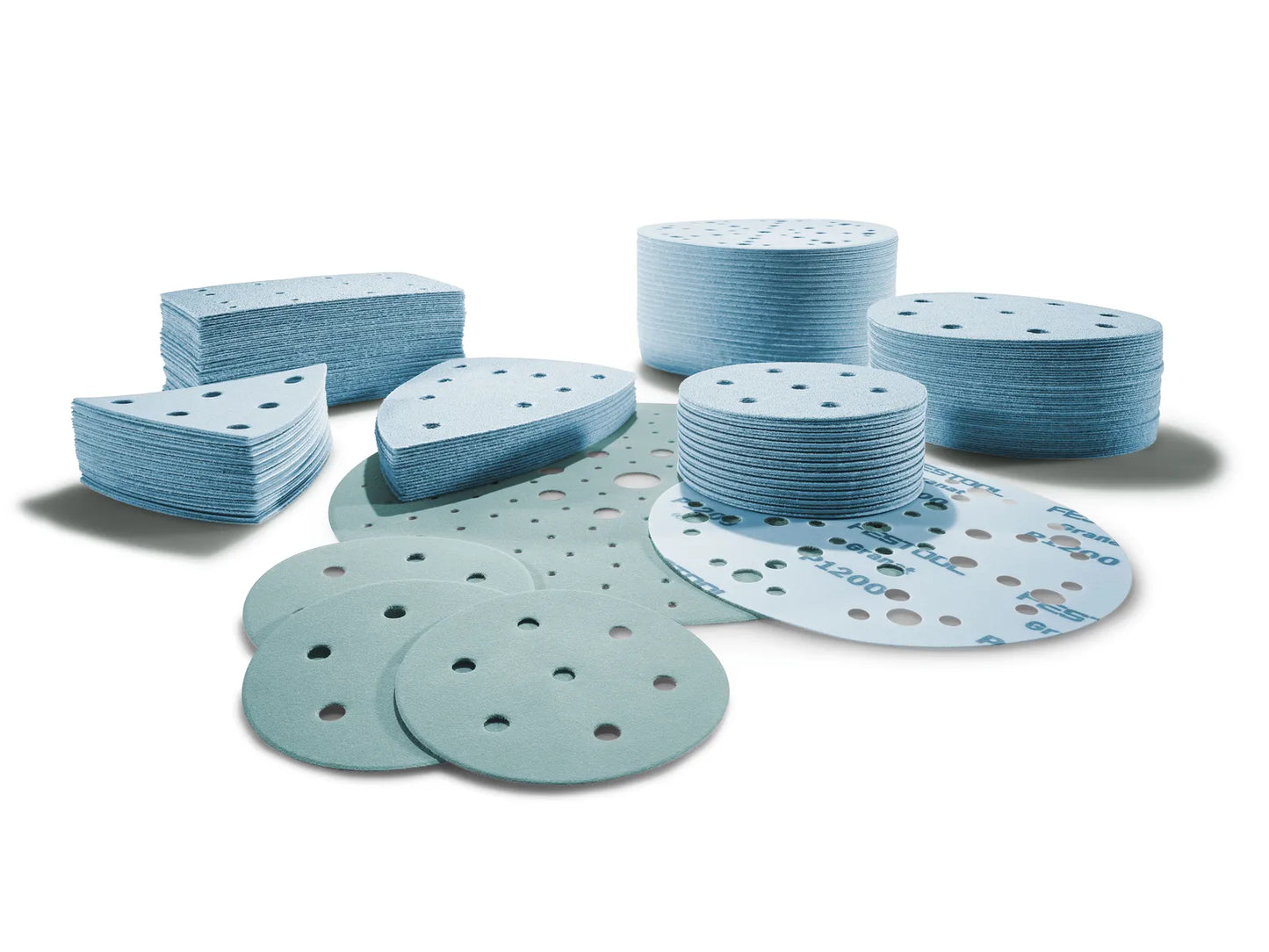 Festool Granat Round 3-1/2" (90 mm) 7-Hole Sandpaper