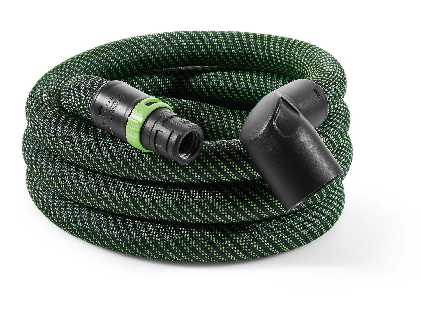 Festool 577160 Antistatic Braided Suction Hose with Rotating Angle Adapter 27/32mm x 9 Foot 10 Inches