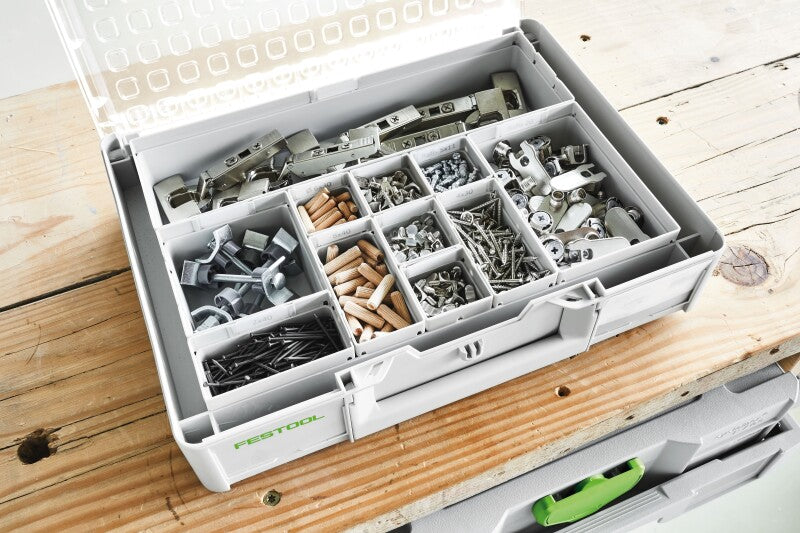 Festool 204854 SYS3 Systainer Organizer M 89 with 6 Containers