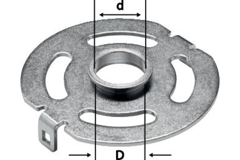Festool 492182 Template Guide for OF 1400/VS 600, 24mm OD / 21mm ID