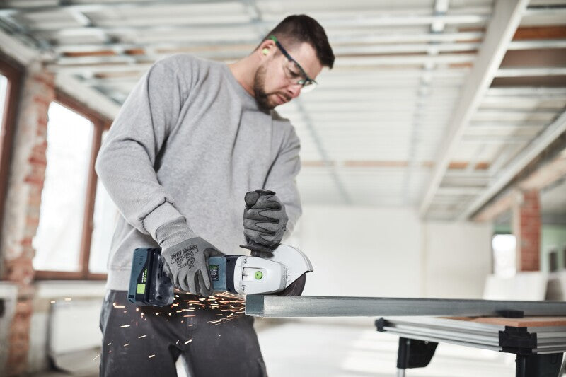 Festool 577699 AGC 18-115 18V Cordless Angle Grinder 4-1/2", PLUS 5.0Ah Kit