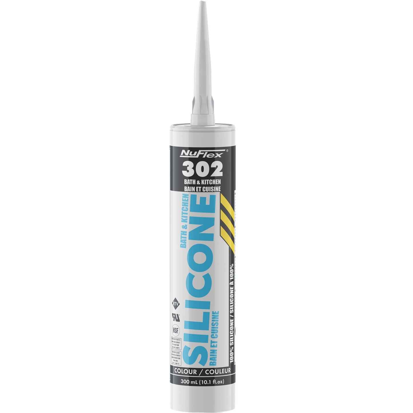 NuFlex 302 Bath & Kitchen Silicone Sealant (300 mL)
