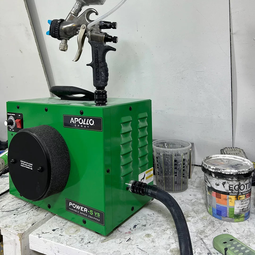Apollo Sprayers Power-5 VS Turbine System, 5-Stage Motor with Variable Speed Control and QuadraClean™