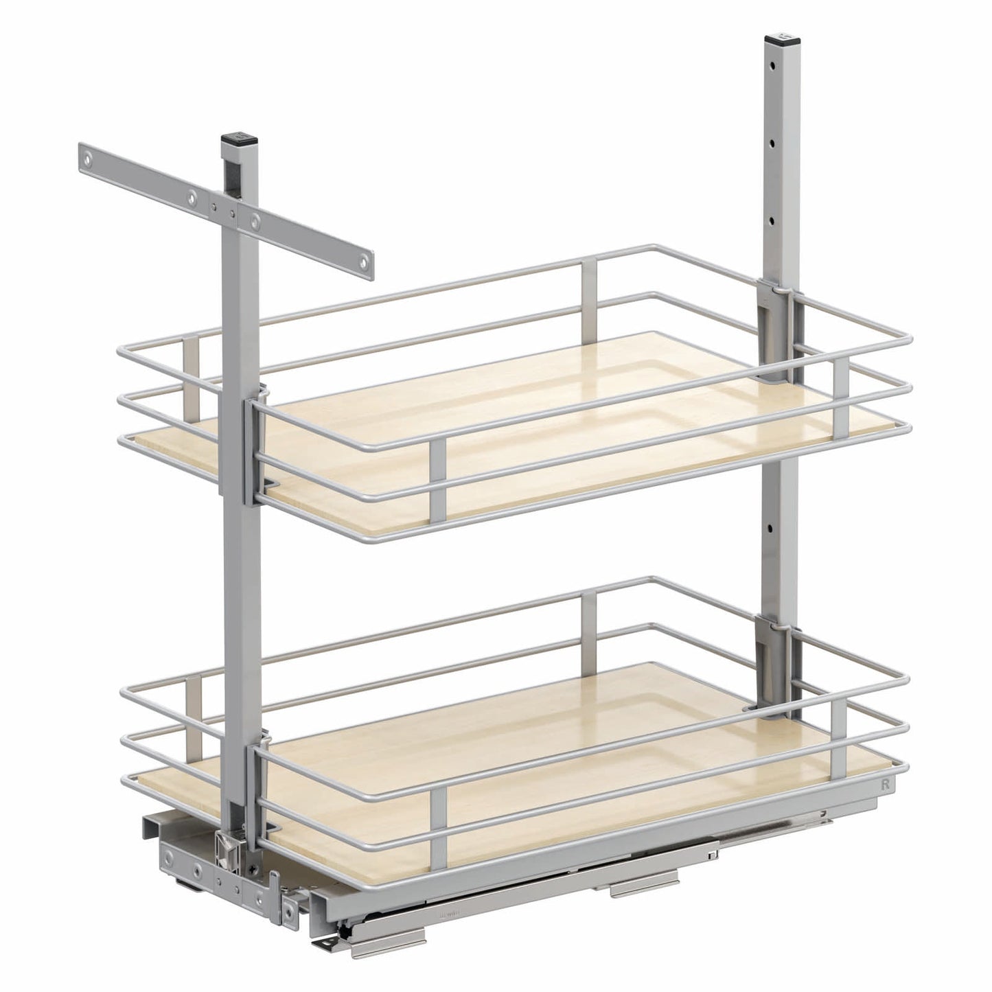 Vauth Sagel SUB® Pantry Scalea Bottom Mounted Base Pull Out, 2 Baskets, Installation Height Minimum 28"