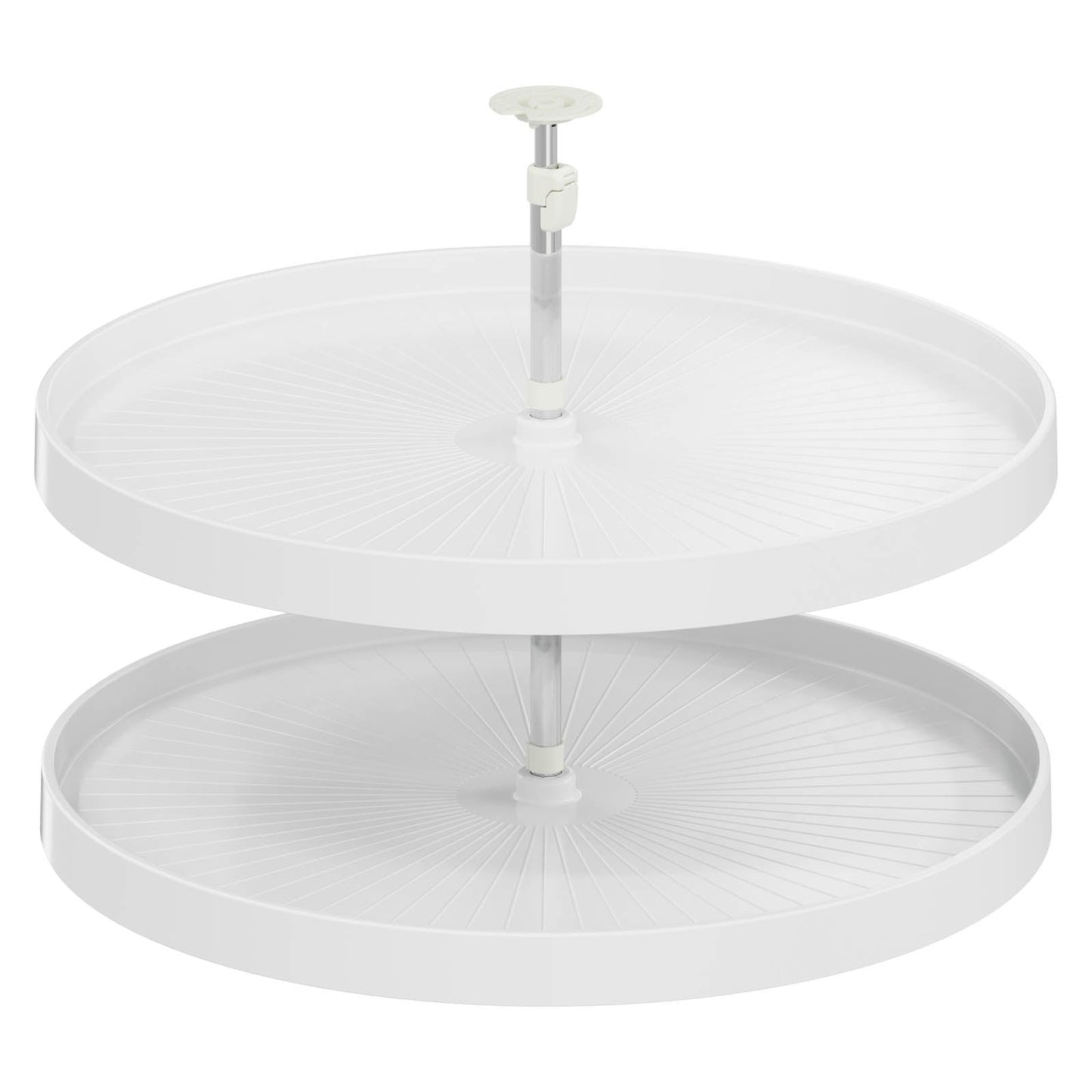 Vauth Sagel COR® Susan White Fullround Lazy Susan, 2-Shelf Set