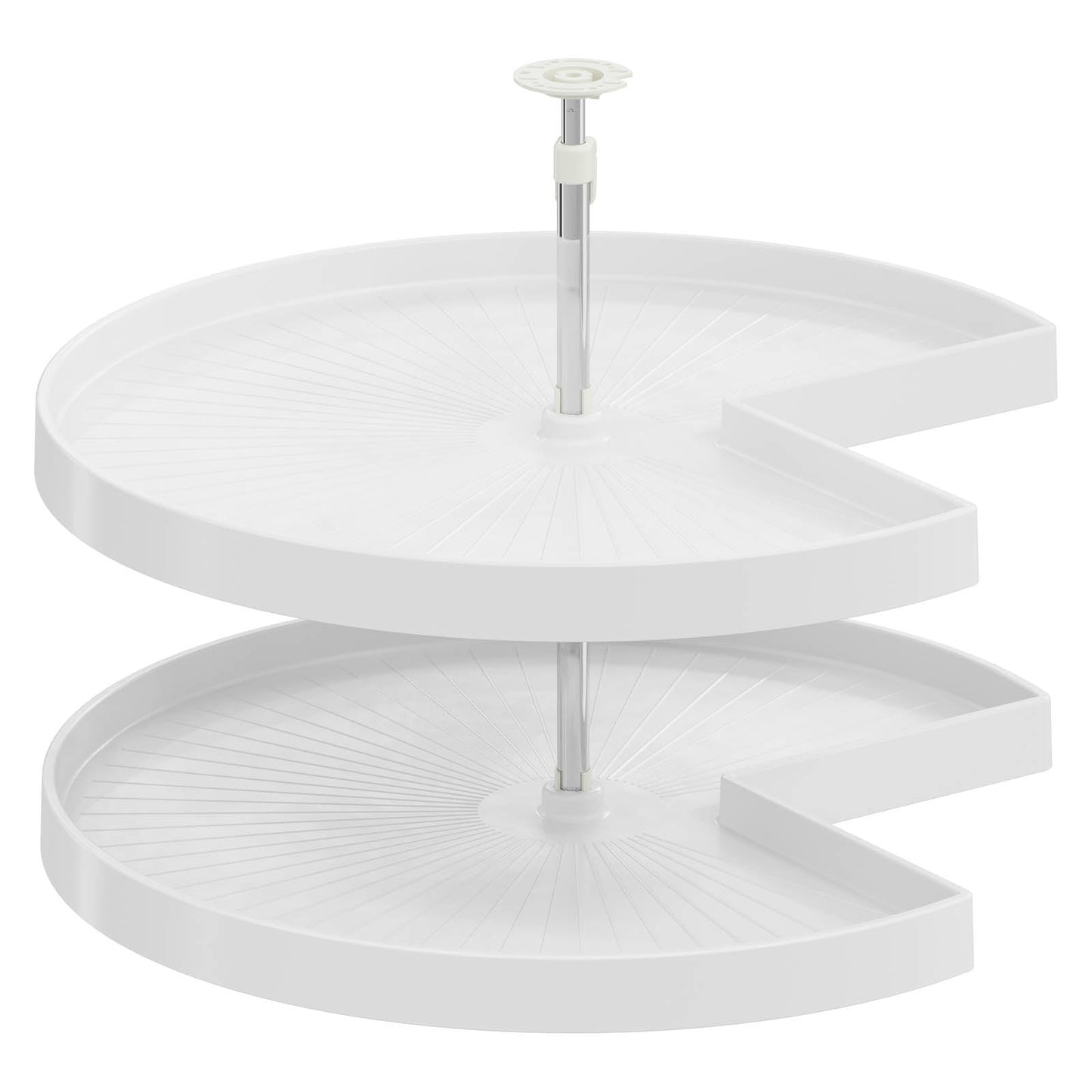 Vauth Sagel COR® Susan White Kidney Lazy Susan, 2-Shelf Set