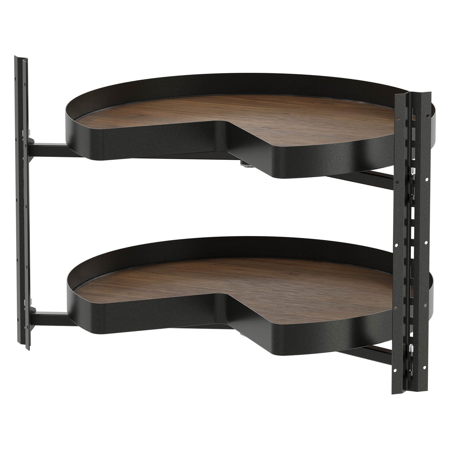 Vauth Sagel COR® Wheel Pro Planero® Kidney Lazy Susan, Premium 2-Shelf Set