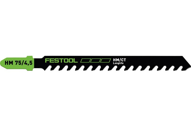 Festool 204343 HM 75/4.5 For Abrasive Materials Jigsaw Blade 1 Pack