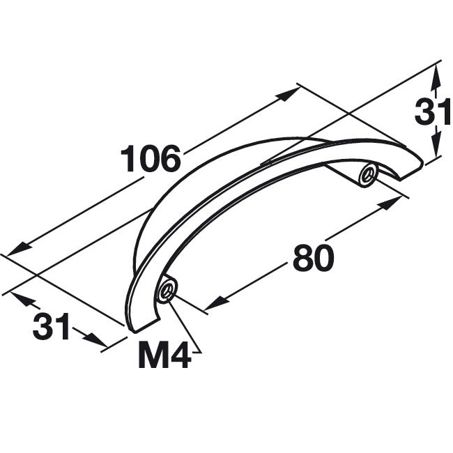 Hafele Bungalow Cup Pull