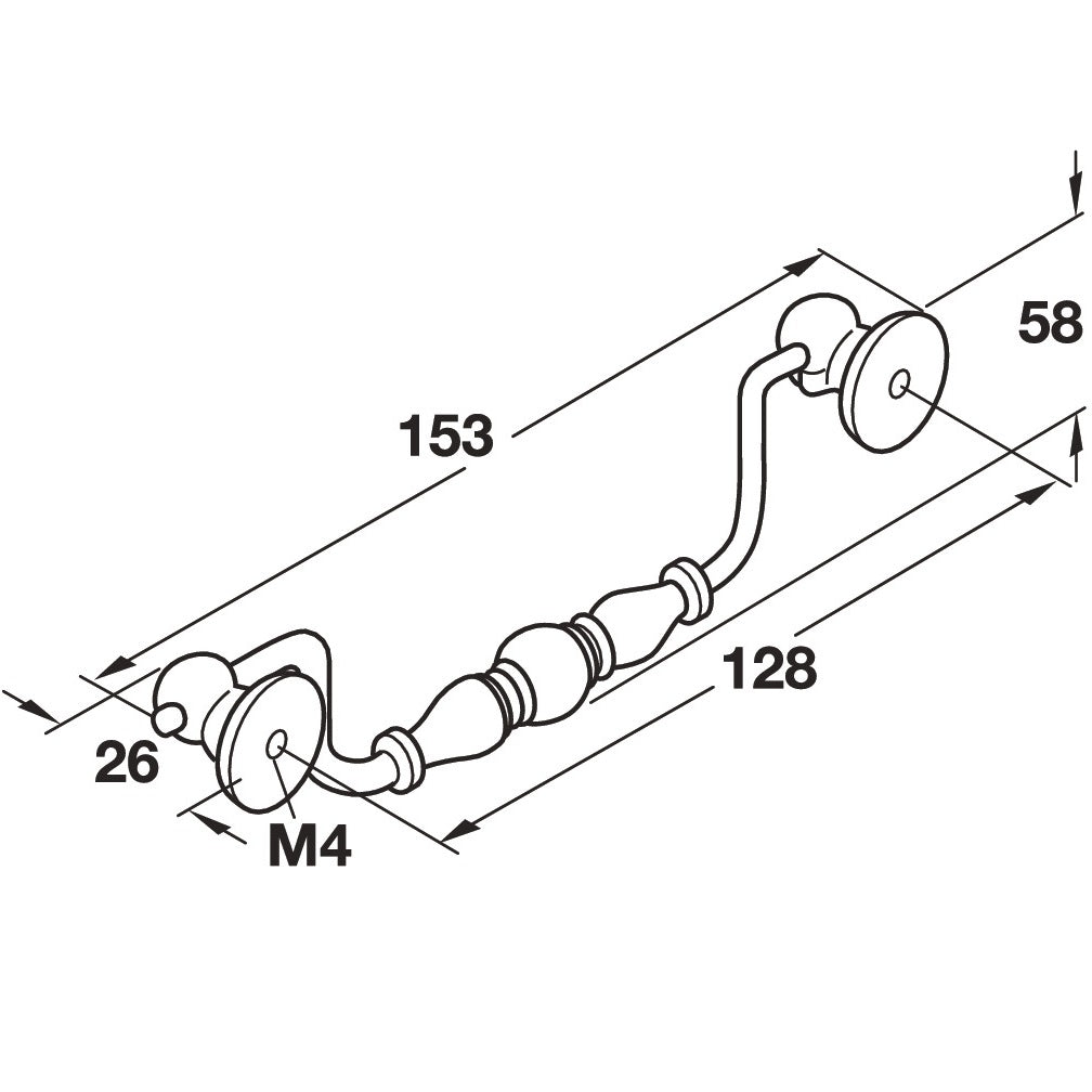 Hafele Bordeaux Bail Pull