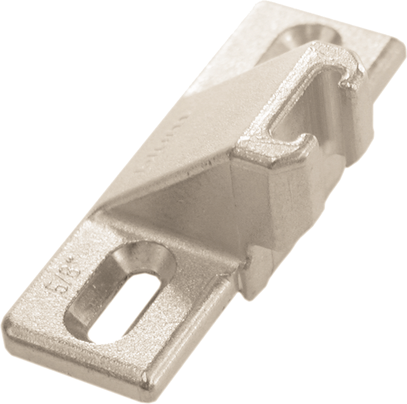 Blum 5/8" Overlay Edge Face Frame Mounting Plate for COMPACT 33 Hinge