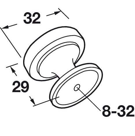 Hafele Rochdale Knob