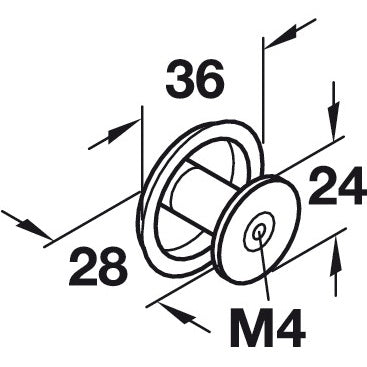Hafele Bungalow Knob