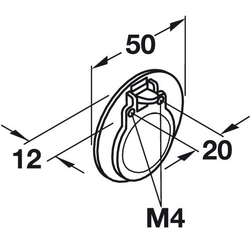 Hafele Bach Recess Pull