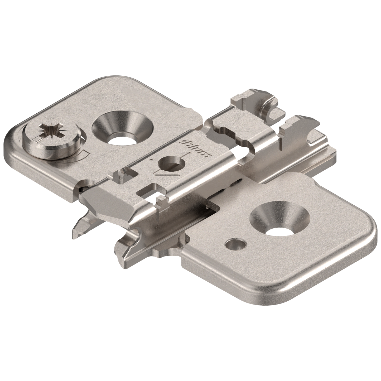 Blum 0 mm Cam Adjustable Screw-On European Mounting Plate