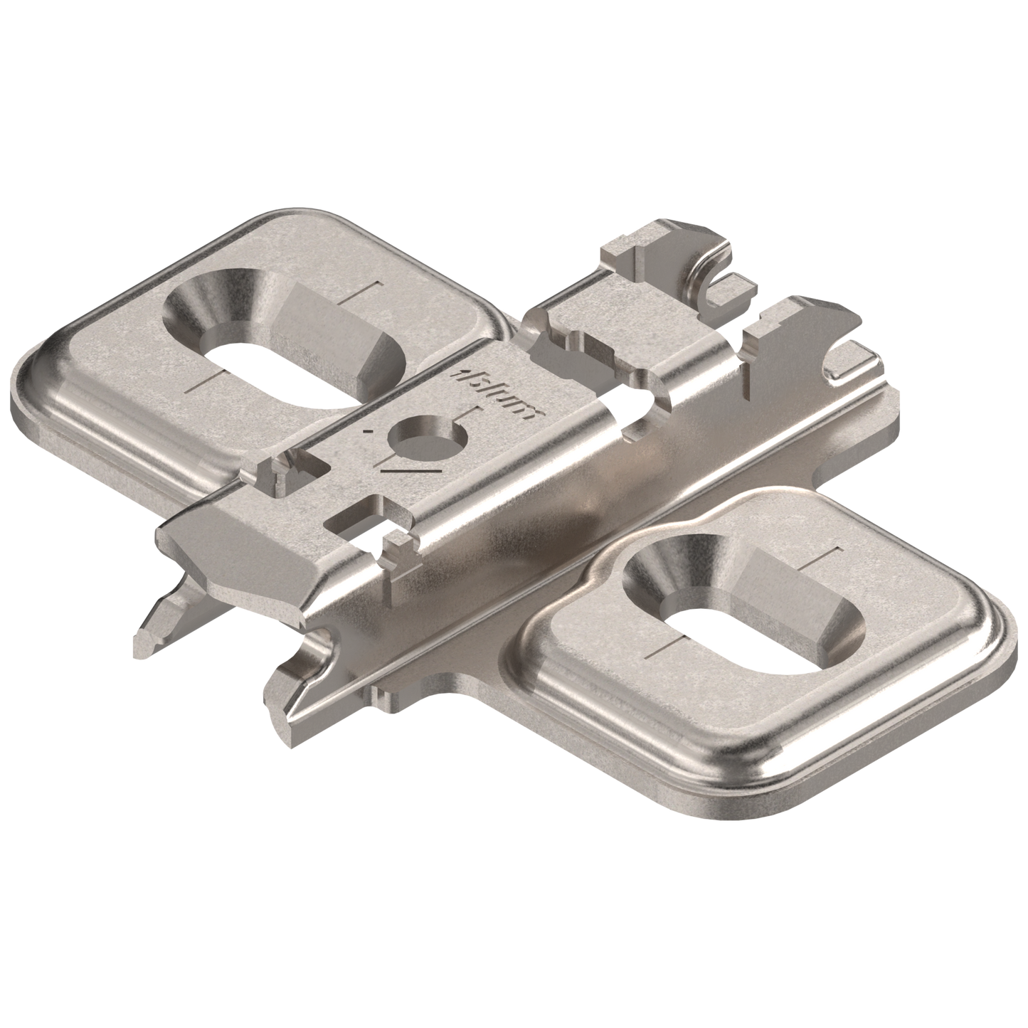 Blum 0 mm Elongated Holes Screw-On European Mounting Plate