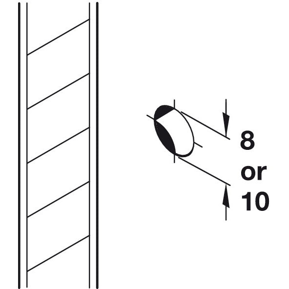 Hafele Connecting Bolt, Rafix S20, M6