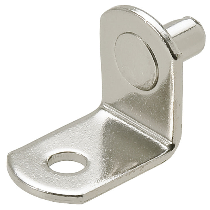 Hafele Angled Nickel Plated Shelf Pin 5mm with Screw Hole