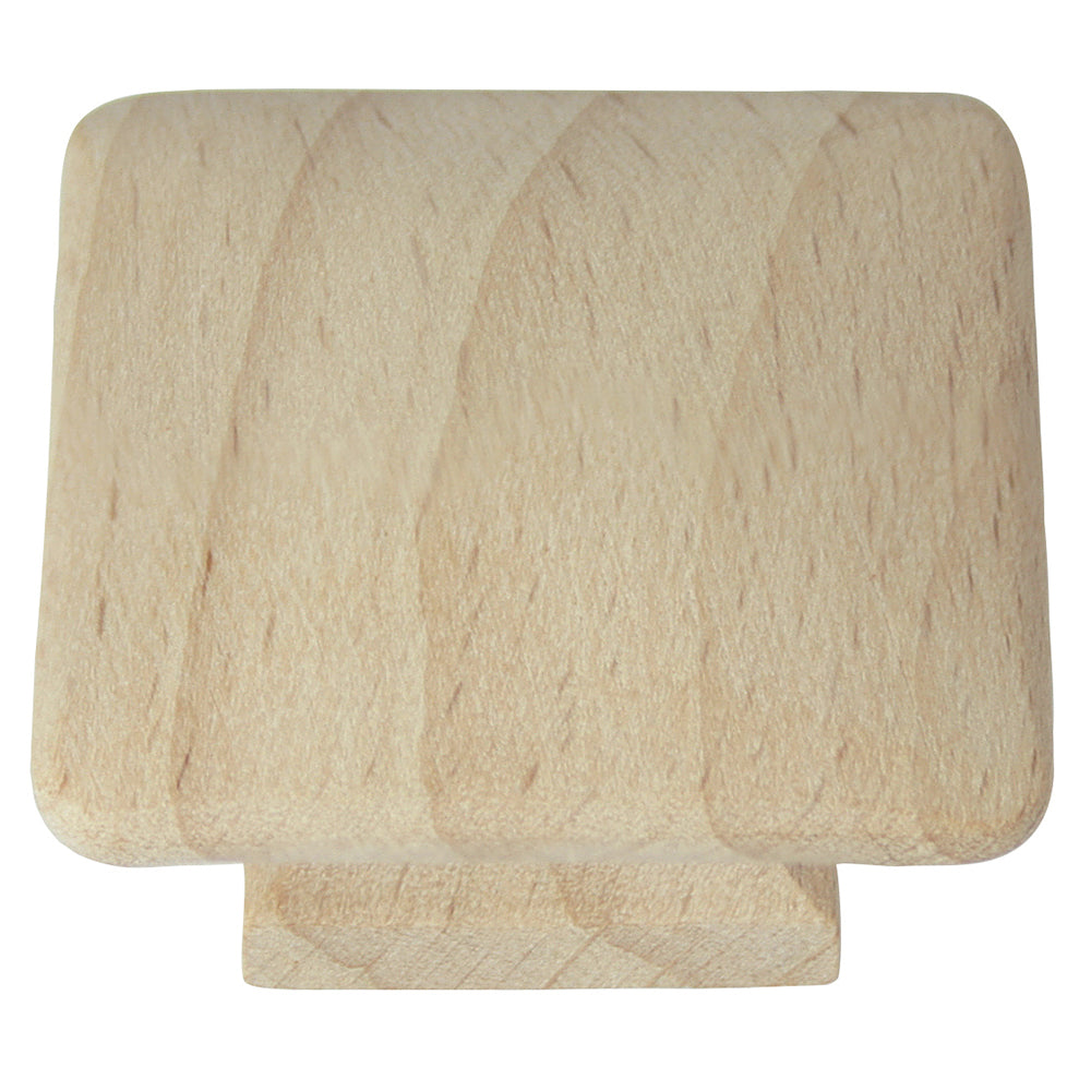 Square Knob, Au Natural Wood Collection - Laurey