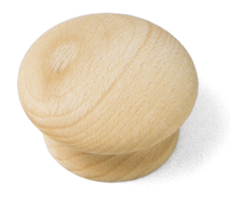 Mushroom Knob, Au Natural Wood Collection - Laurey