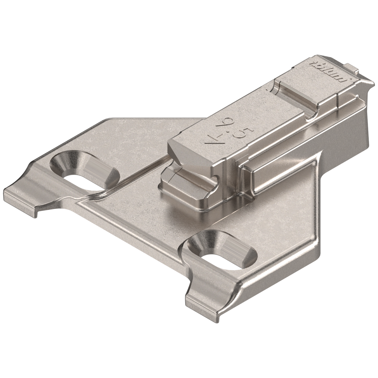 Blum 3 mm Elongated Holes Screw-On Face Frame Adaptor Mounting Plate