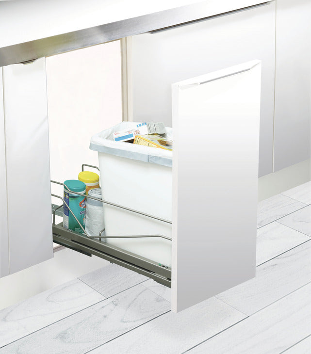 Kesseböhmer Bottom Mount Single Waste Bin Pull Out