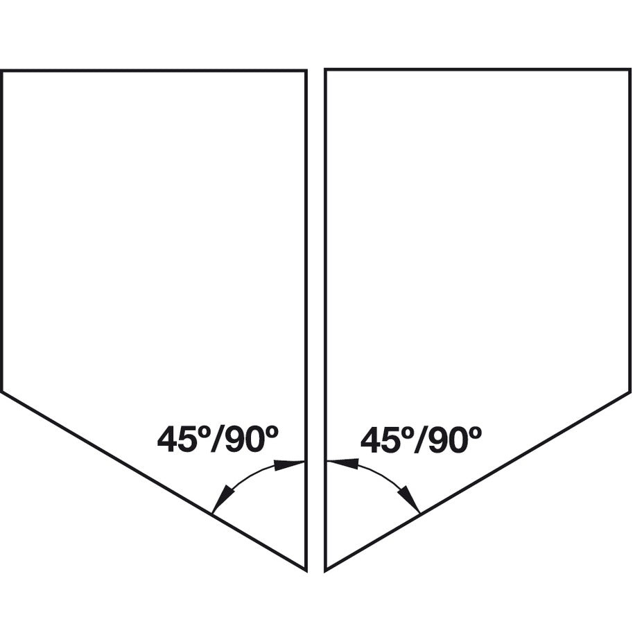 Hafele Angled Cabinet Organizer Base Pull-Out for Kitchen Base or Vanity