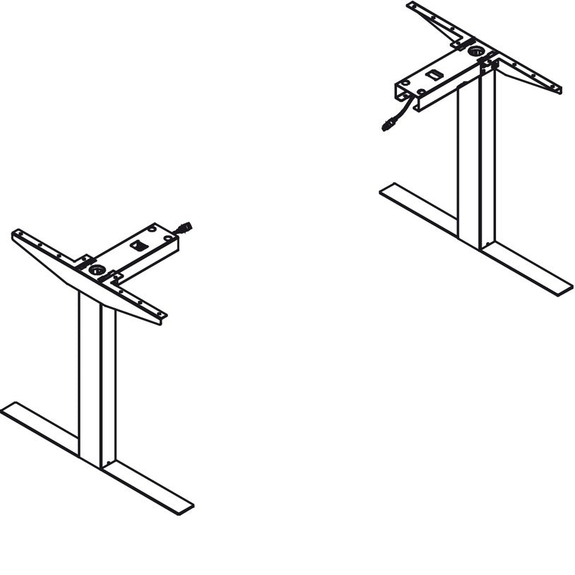 Hafele Electric Adjustable Column Set for Clever Table Base System