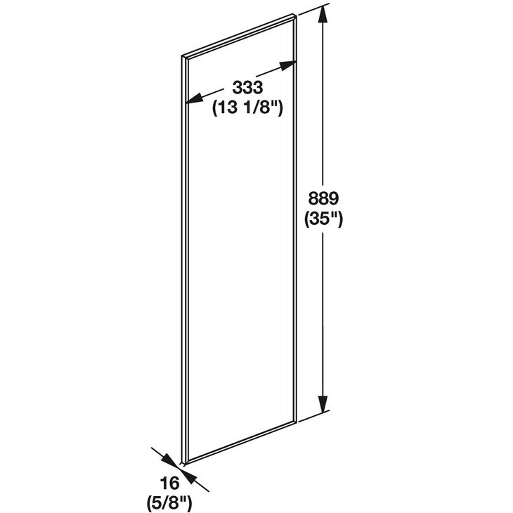 Hafele Fixed Mirror TAG Synergy Elite