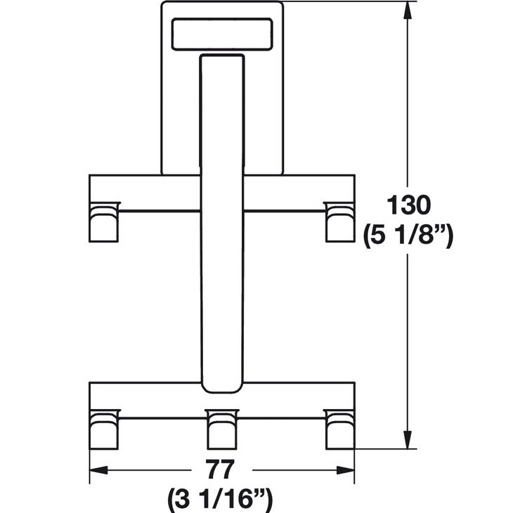 Hafele Cleat System Belt Hook TAG Synergy Elite