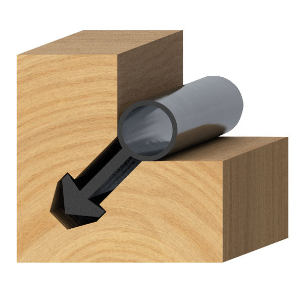 CMT Weather Seal Router Bit, Double Sided, Hexagonal