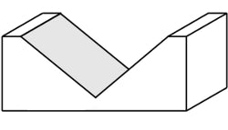 CMT V-Grooving Router Bit, With Bearing (90°)