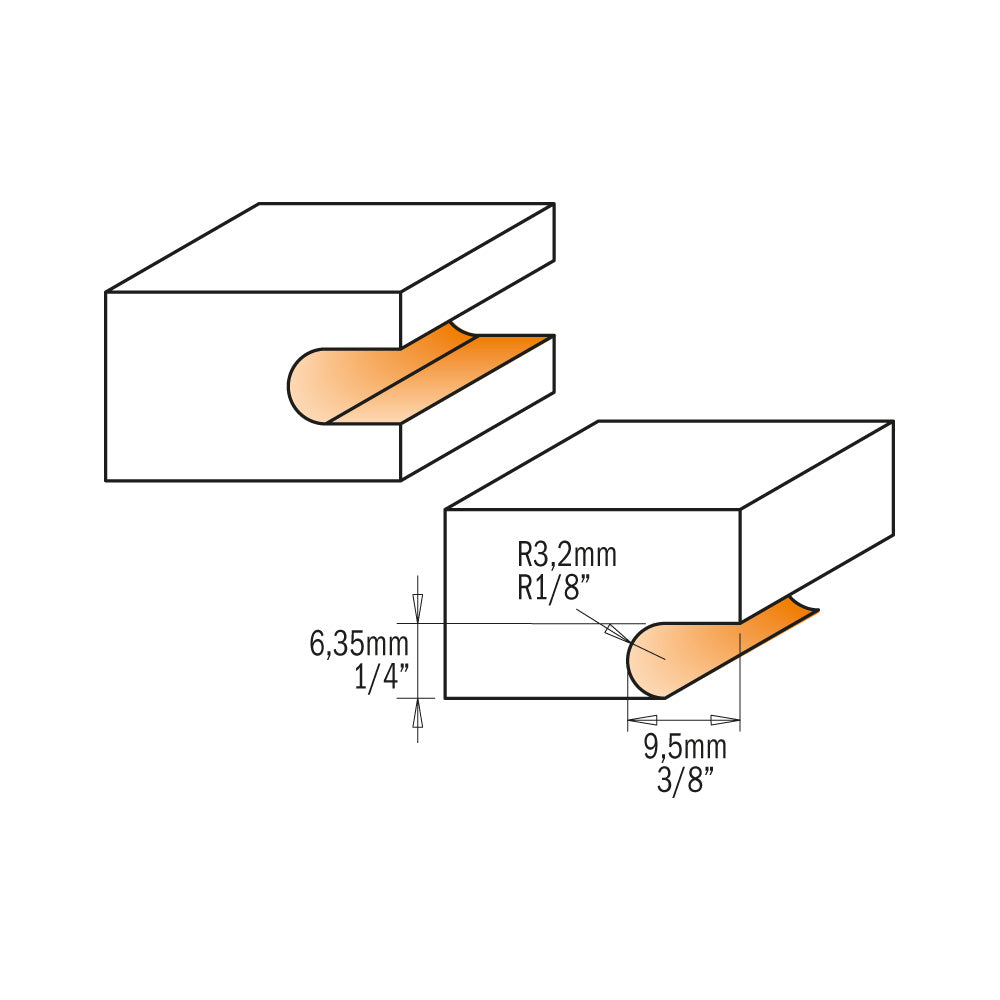 CMT Flooring Router Bit, 822.024B