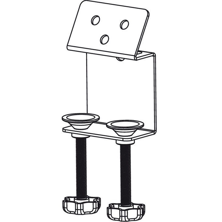 Hafele Angled Surface Mount Bracket