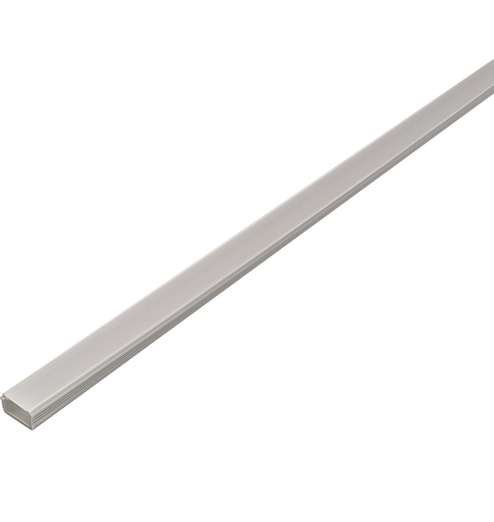 Hafele Loox Polypropylene Profile (1/4" Depth) for Recess Mounting LED 2037/2042, 2500 mm Length