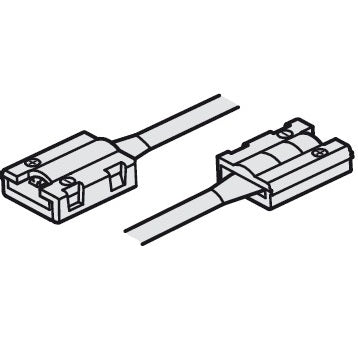 Hafele Loox 3031 24V Interconnecting Lead with Clips for LED Strip Light - Hafele