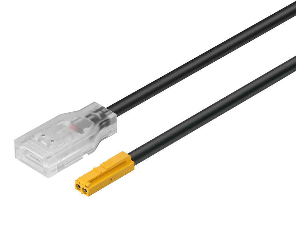 Hafele Loox5 12V LED Power Lead for 8 mm (5/16") Silicone LED Strip Light
