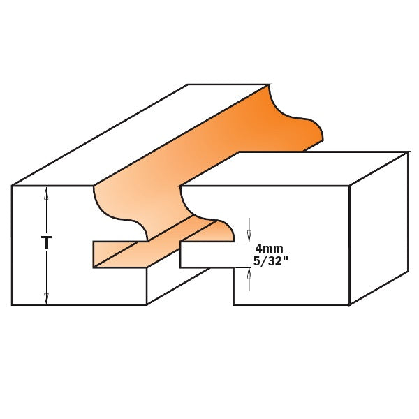 CMT Junior Ogee Rail and Stile Router Bit Set